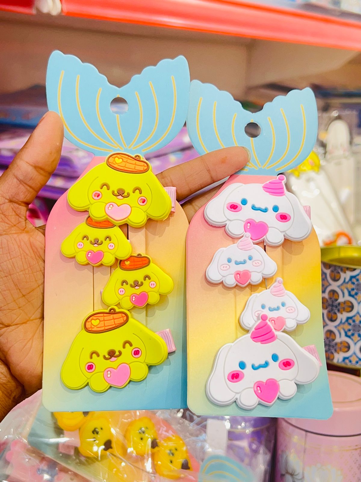 Kawaii Hair Clip Set ( Pack of 2 )