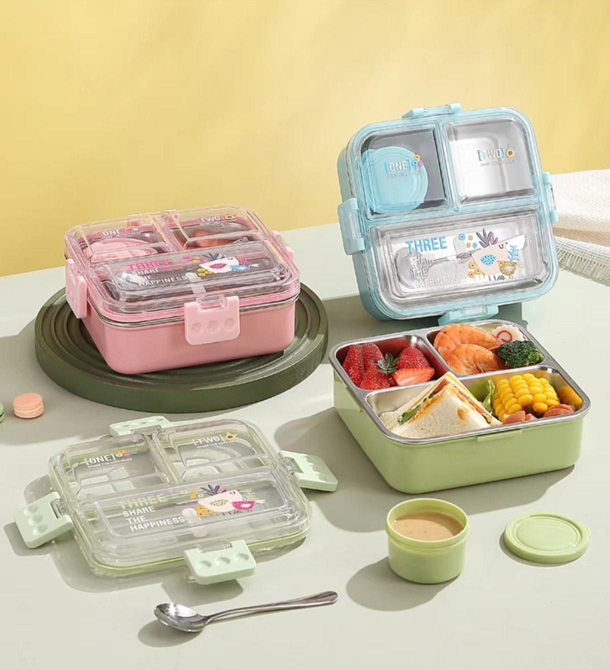 3D-Printed Stainless Steel Lunch Box ( 7138 )