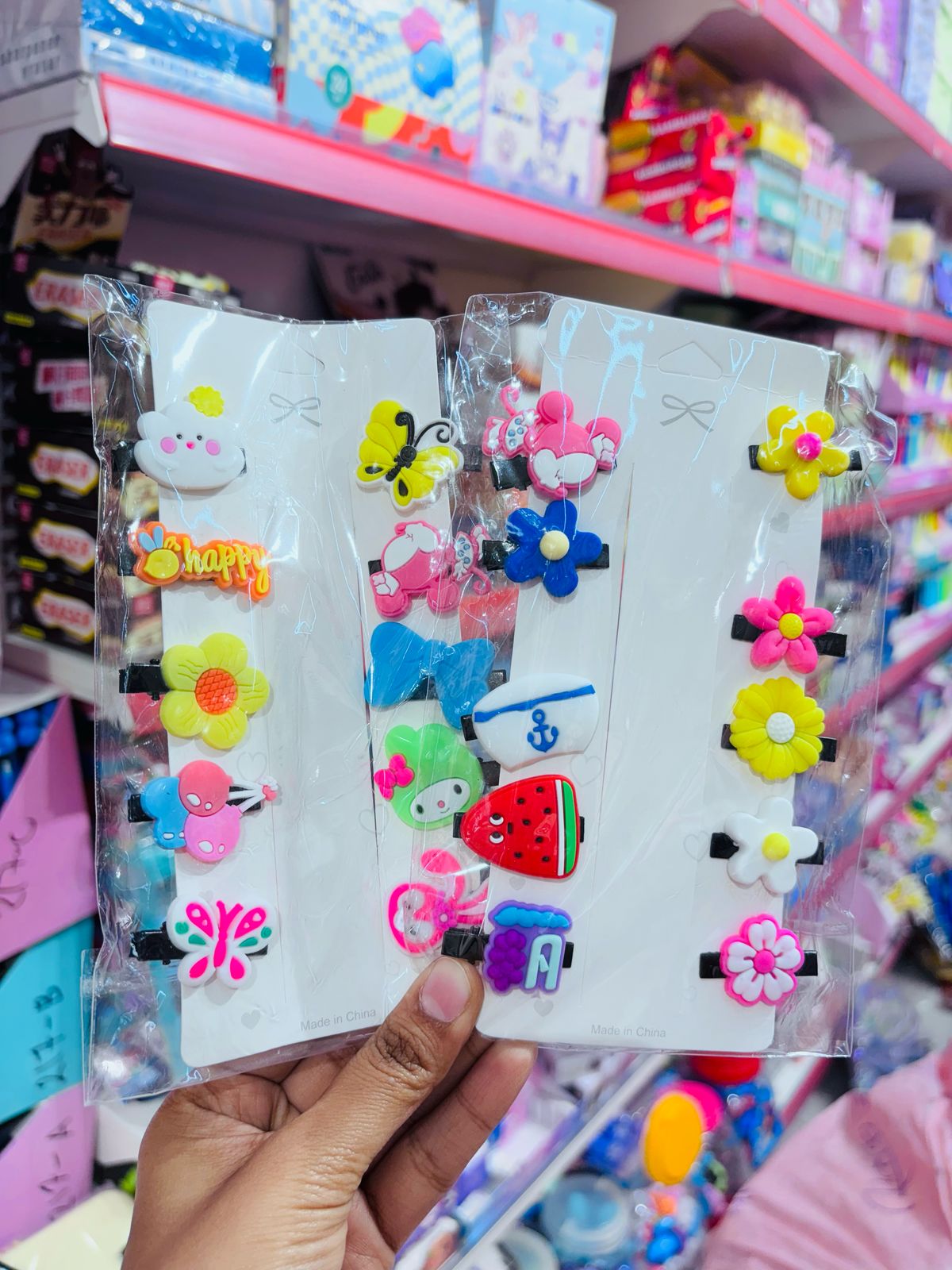Kawaii Snap Clips ( Pack of 2 )
