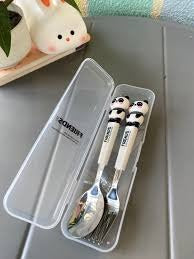 Cute Cartoon Spoon & Fork Kids - Tableware Set