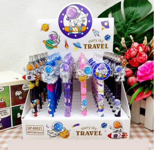 Cute Cartoon Click Gel Pen ( Pack of 2 )