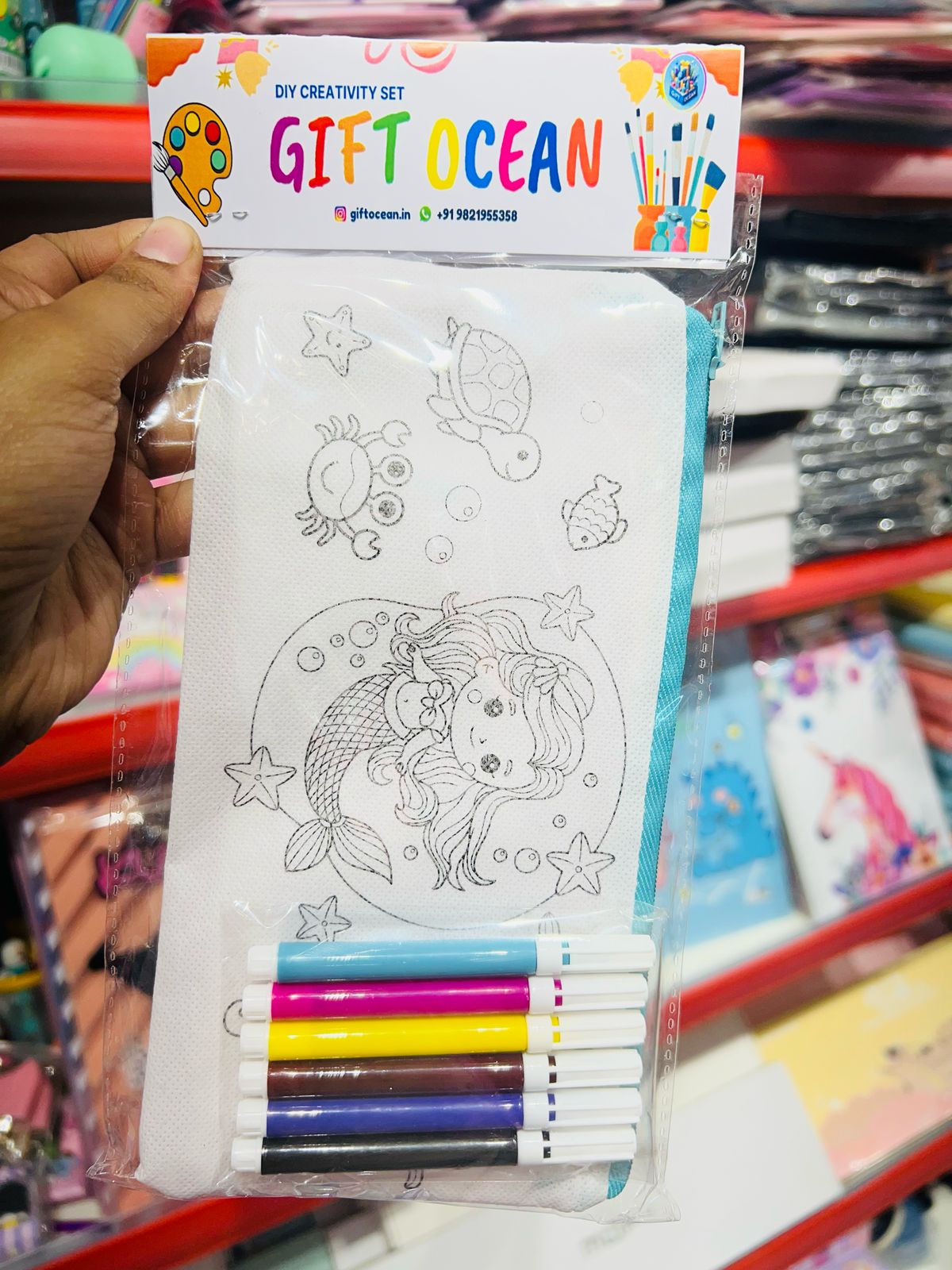 DIY Coloring Pouch Kit
