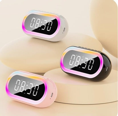 Digital LED Alarm Clock With BT Speaker