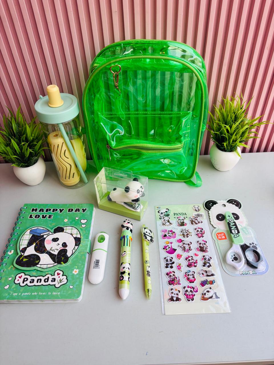 Panda Neon Backpack Hamper