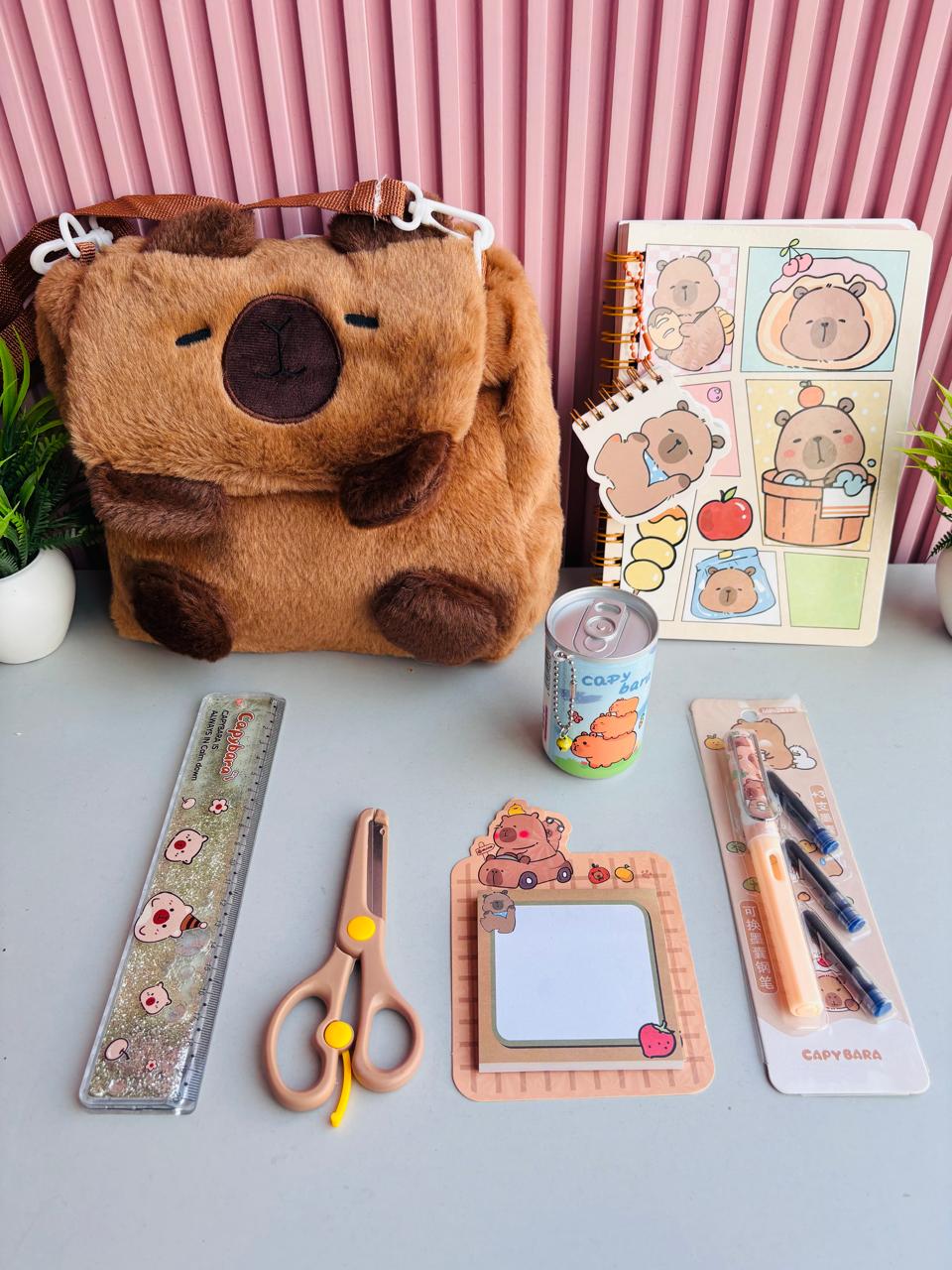 Capybara Backpack Hamper