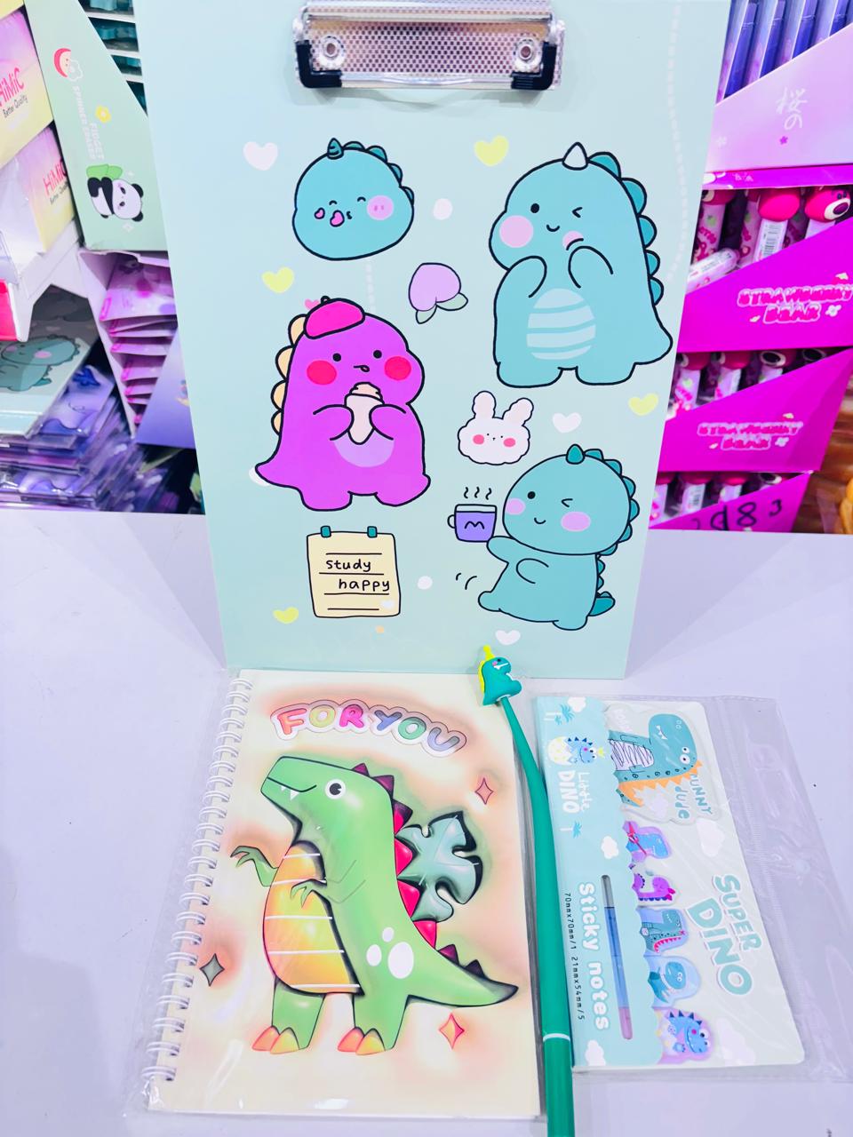 Dino Clipboard Gift Hamper