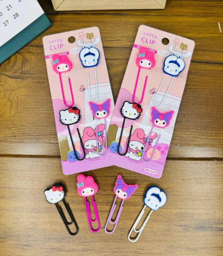 Paper Clip Bookmark (Set Of 4 Pcs )