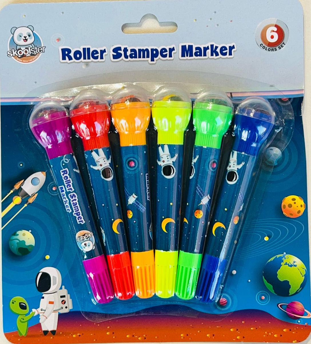 Roller Stamp Marker ( Pack of 6 )