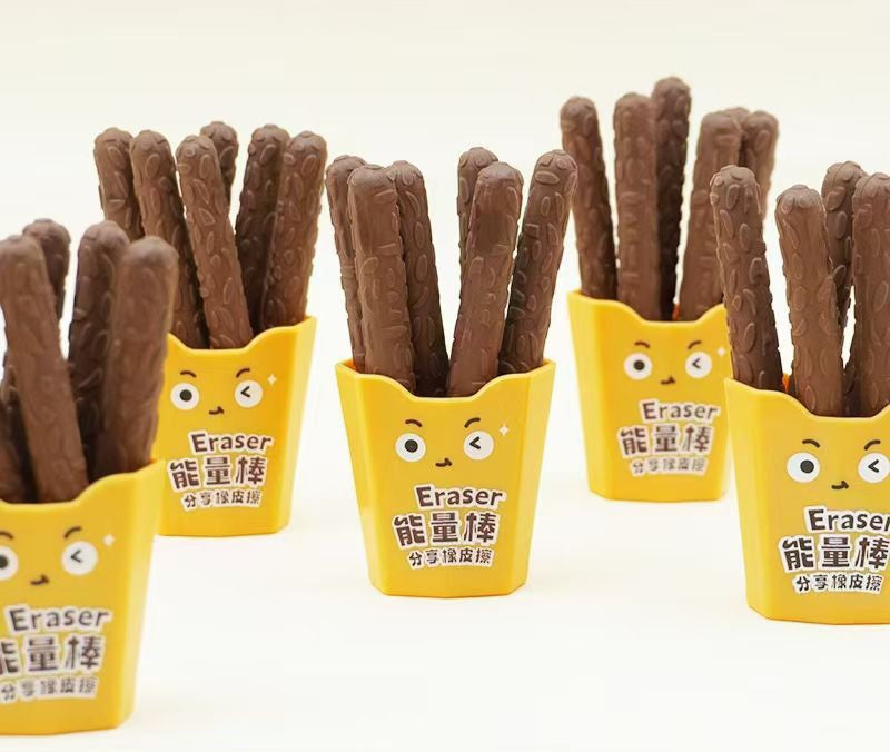 Chocolate stick eraser