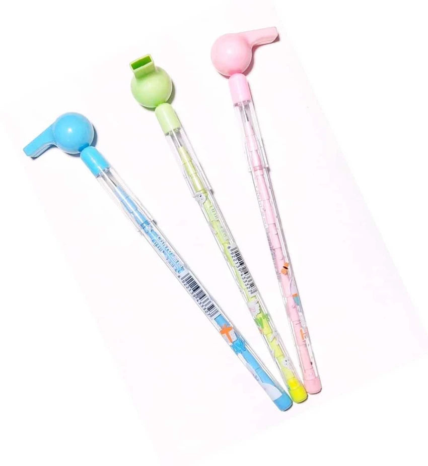 Fancy Pencil With Fan - Pack of 5 Pencils