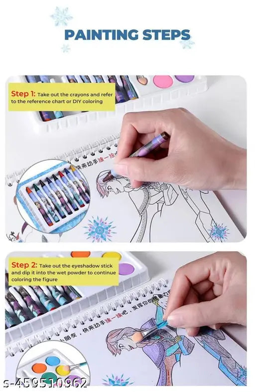 Creative Fun 3D Coloring Book Set – Paint, Color & Explore!