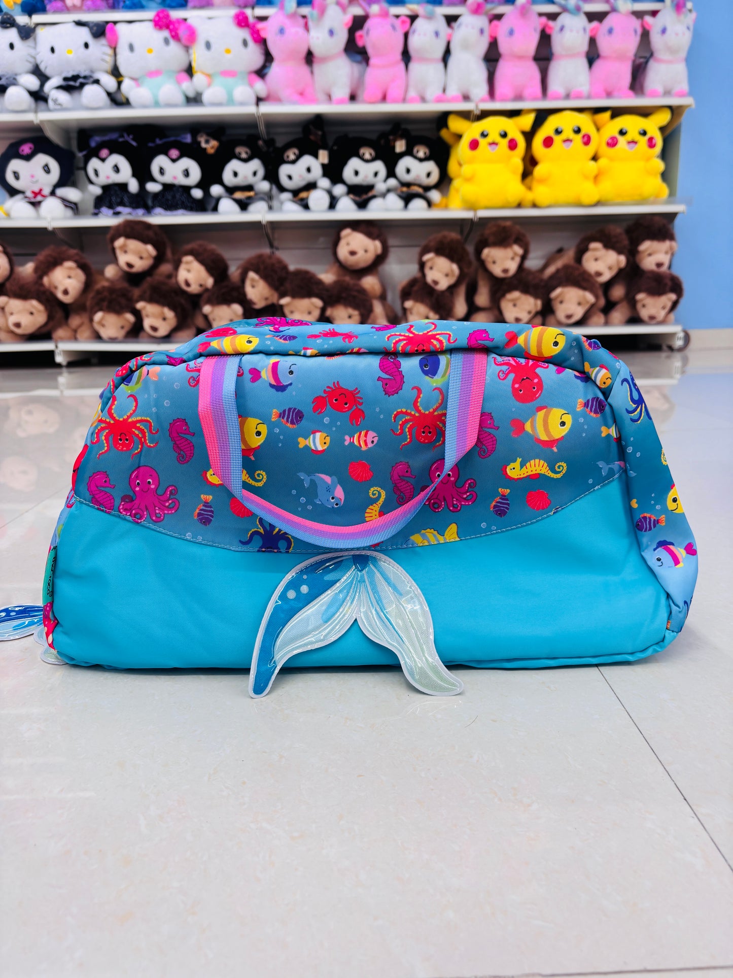 Premium 3D Croco Duffle Bag