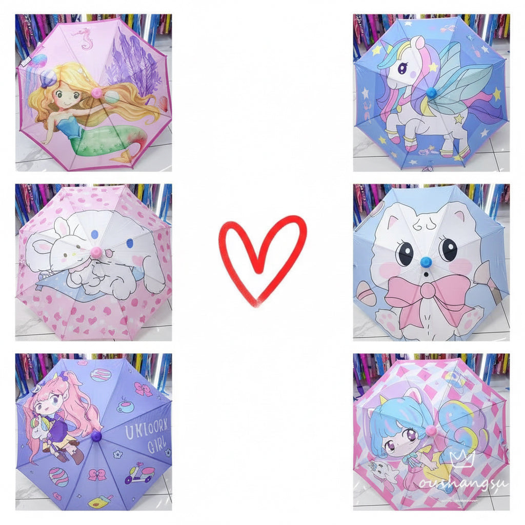 Kids Fun Cover Shield Umbrella