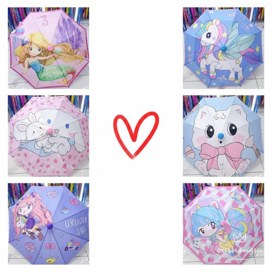 Kids Fun Cover Shield Umbrella