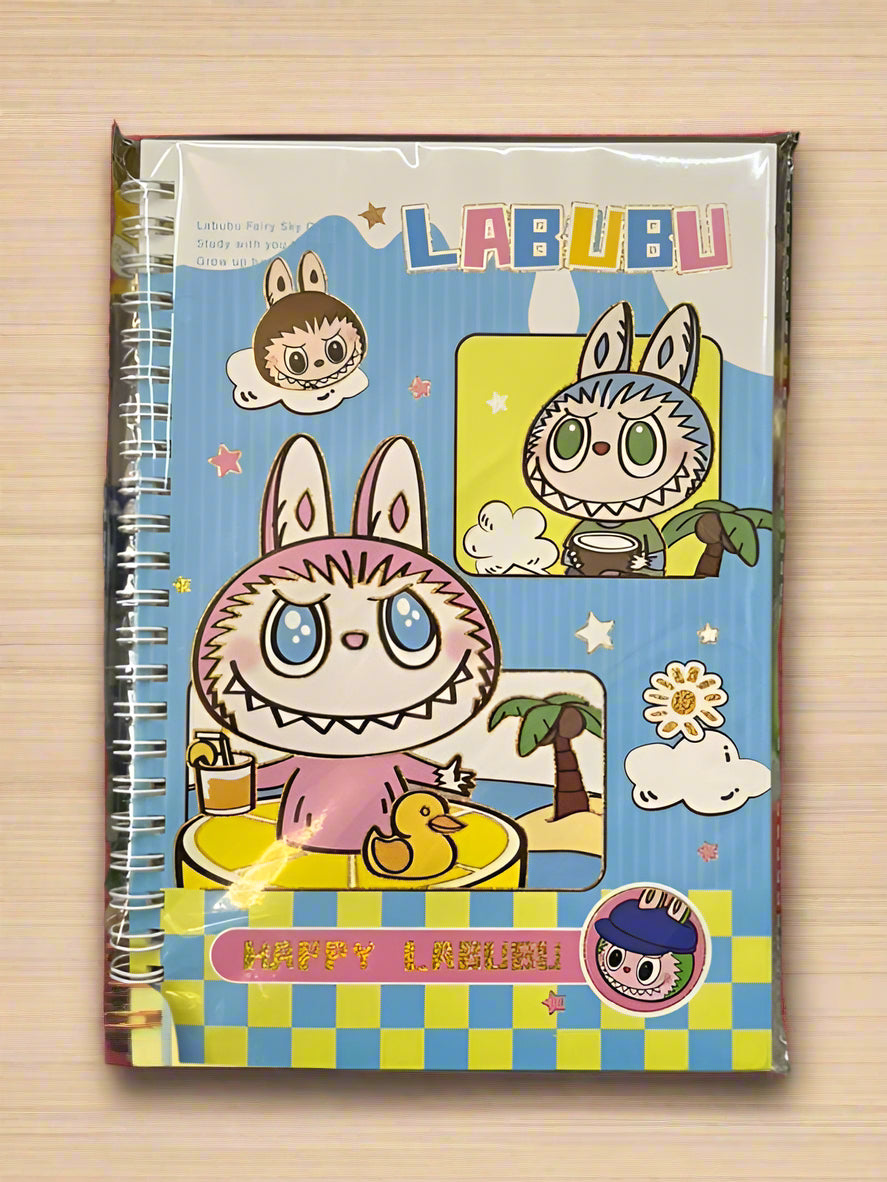 Happy Labubu Spiral Notebook