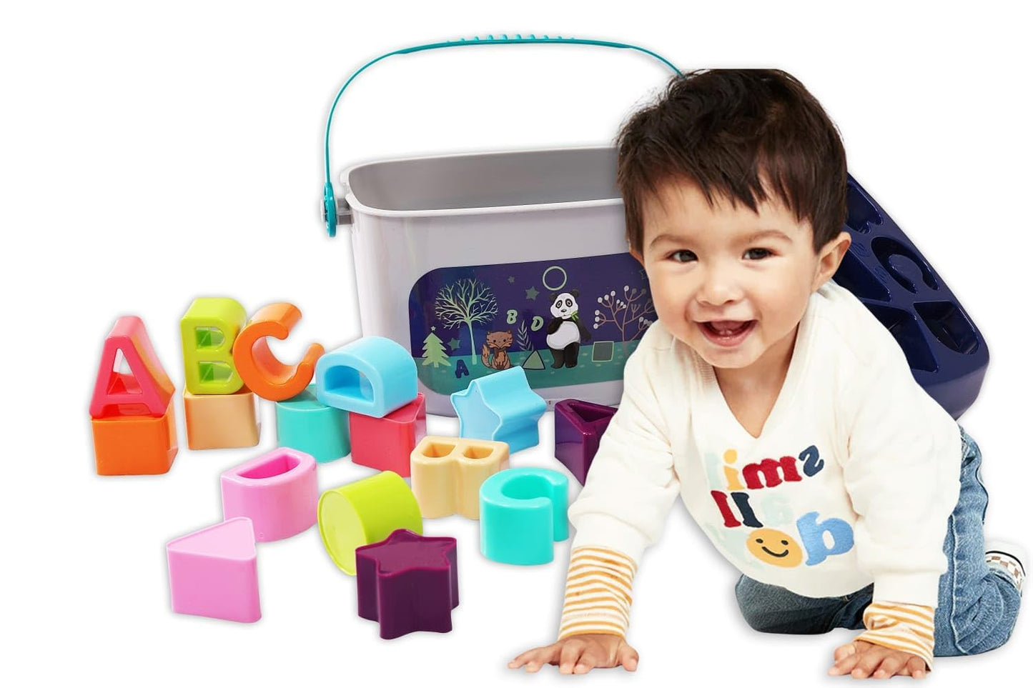 Alphabet Shape Learning Blocks