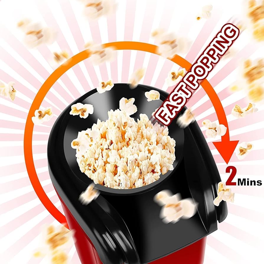 Oil-Free Hot Air Popcorn Maker