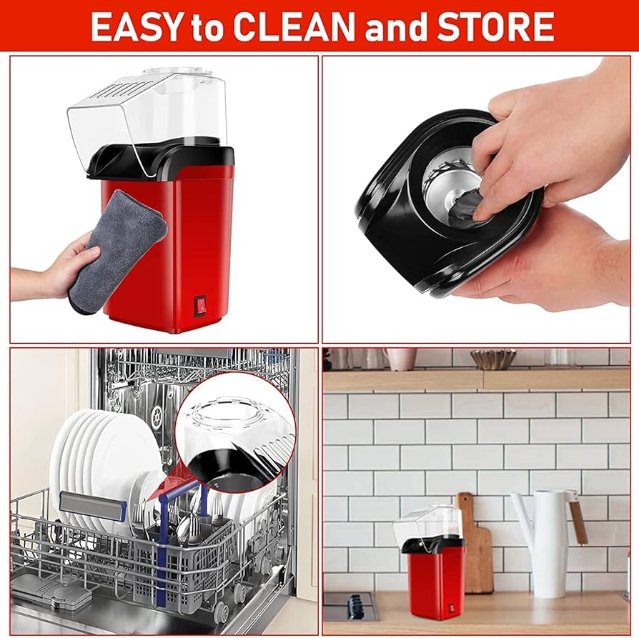 Oil-Free Hot Air Popcorn Maker