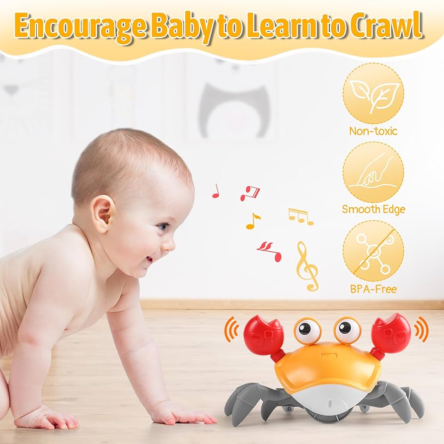 Crawling Crab Baby Toy
