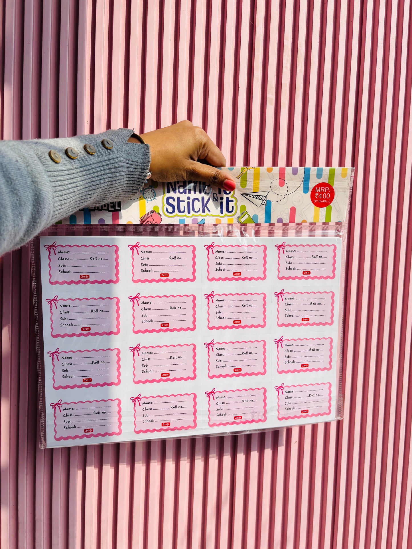Name it Stick it (Name Sticker 40pcs)