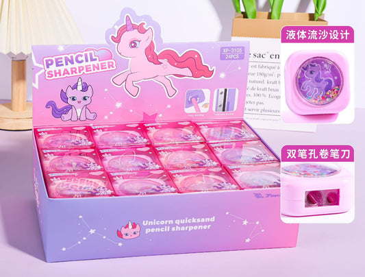 Unicorn quicksand pencil sharpener