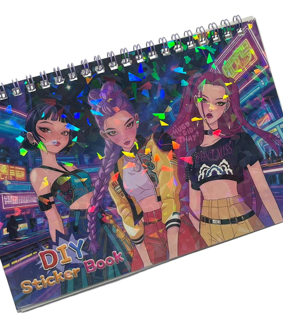 K Pop Demon Hunter Sticker Book