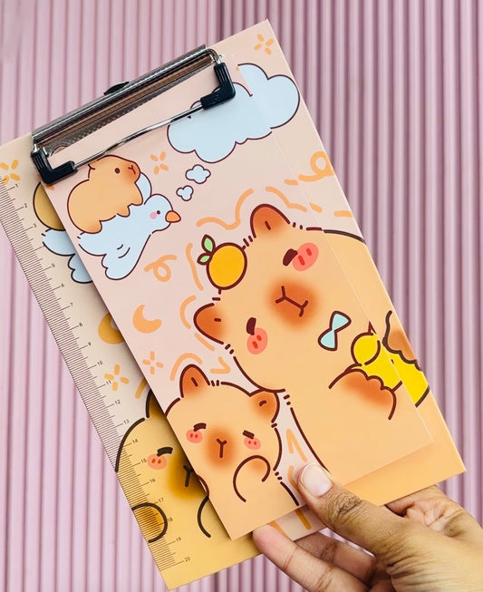 Capybara Clipboard With Diary