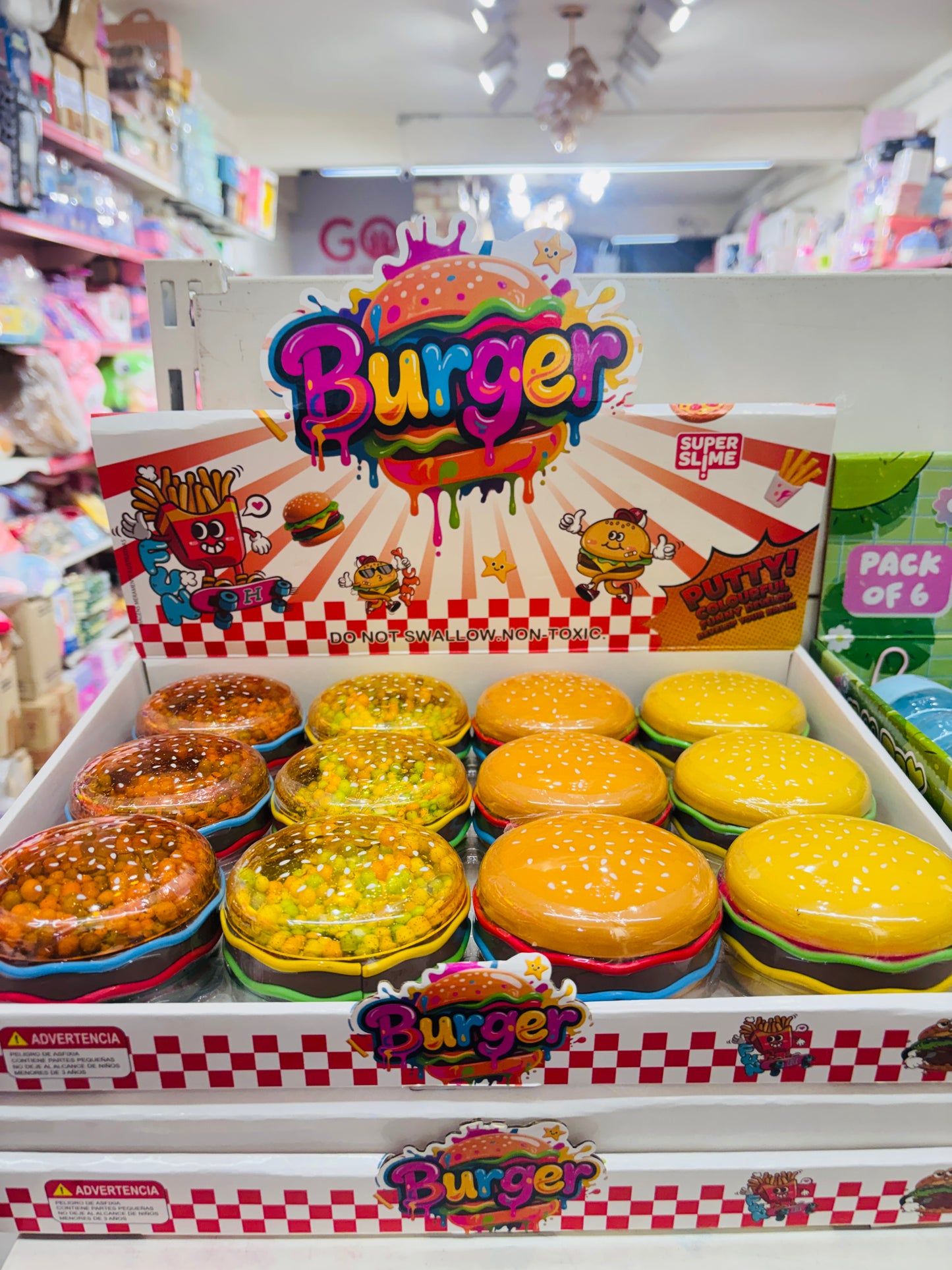 Burger Bubble Slime