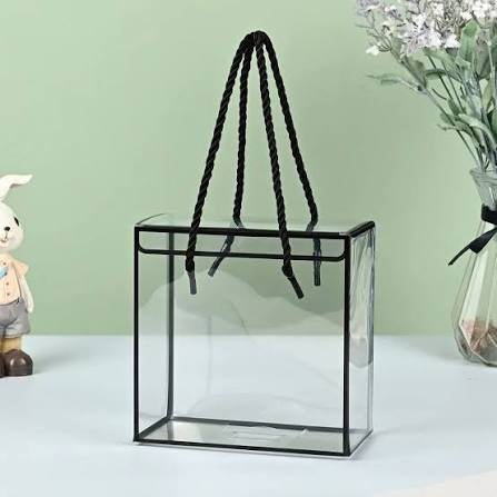 TRANSPARENT PVC HAMPER BAG