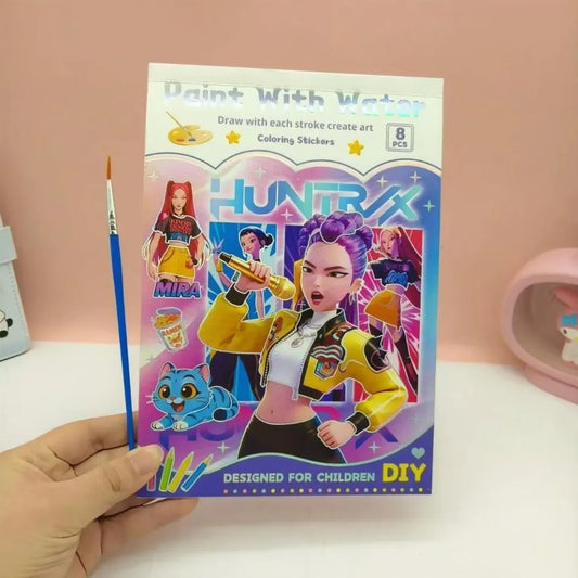 Paint With Water Coloring Book