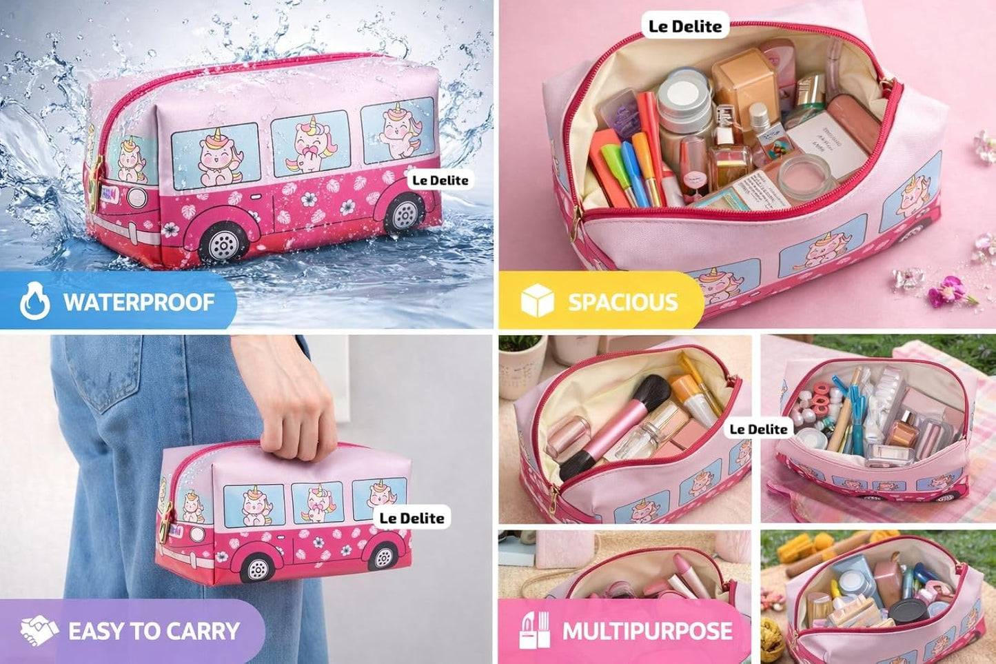Bus Shape Pencil Pouch