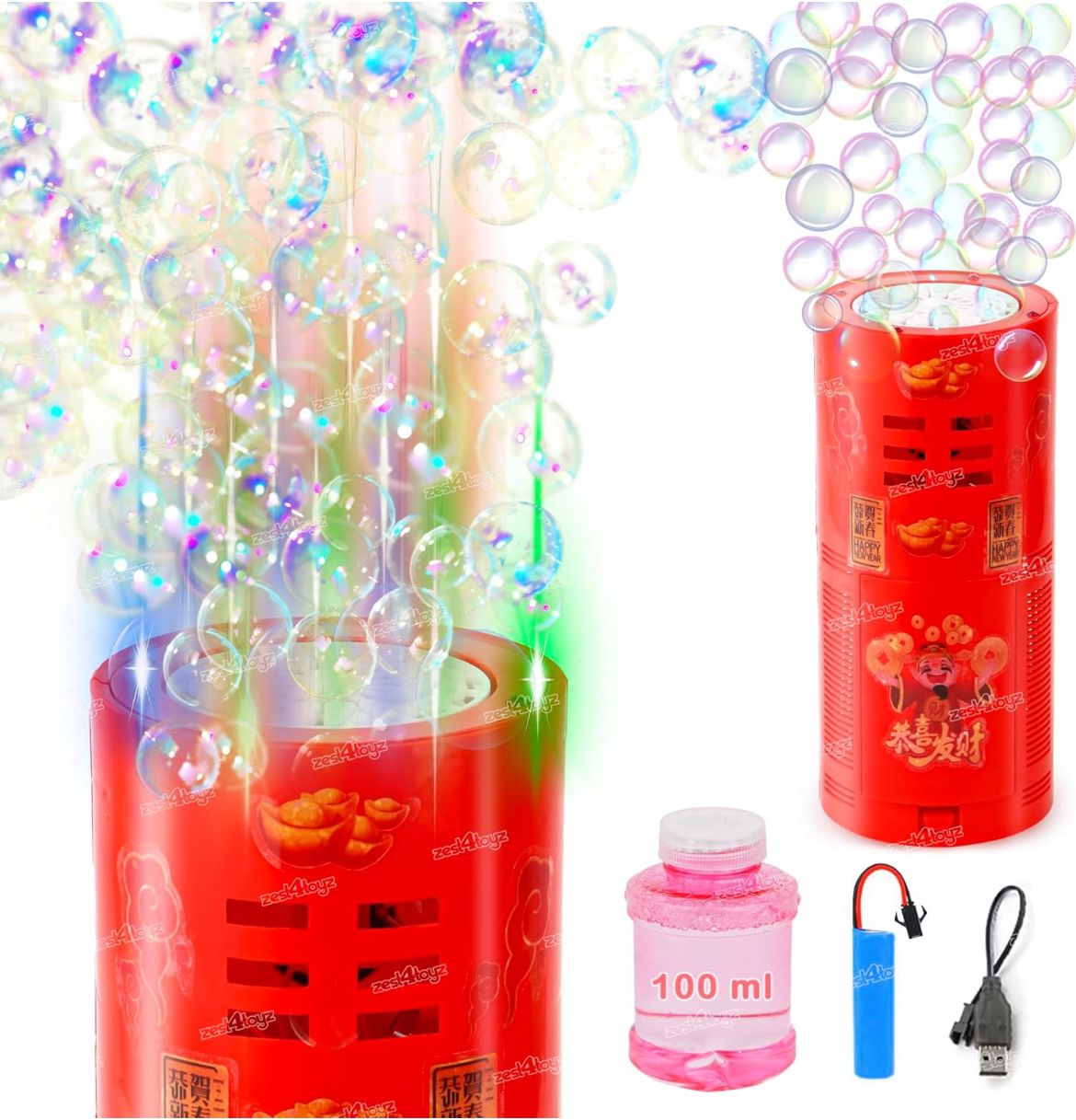 Magic Bubble light Show Rechargeable Bubble Machine