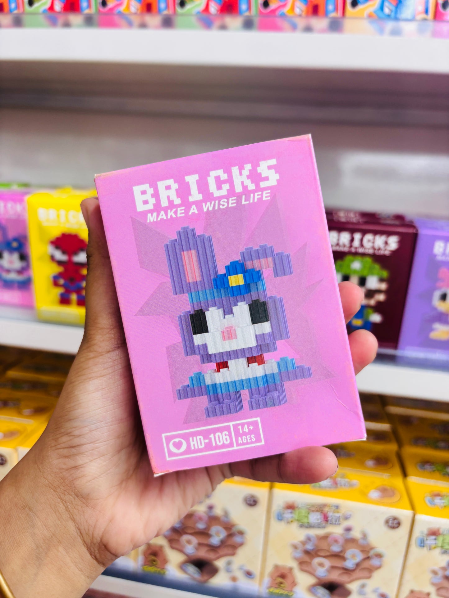 Pixel Character Mini Building Blocks