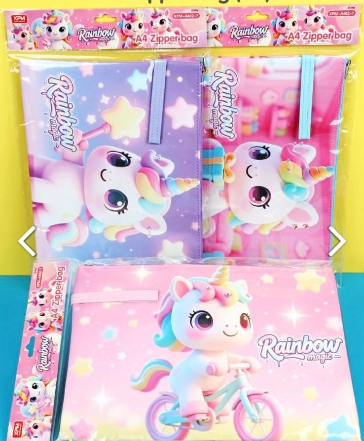 A4 Zipper File Folder