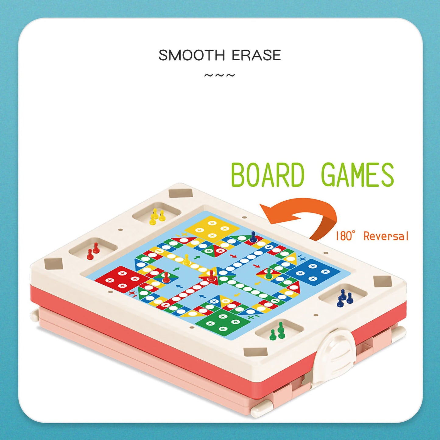 My First Art Studio – 3-in-1 Double-Sided Drawing Board & Game