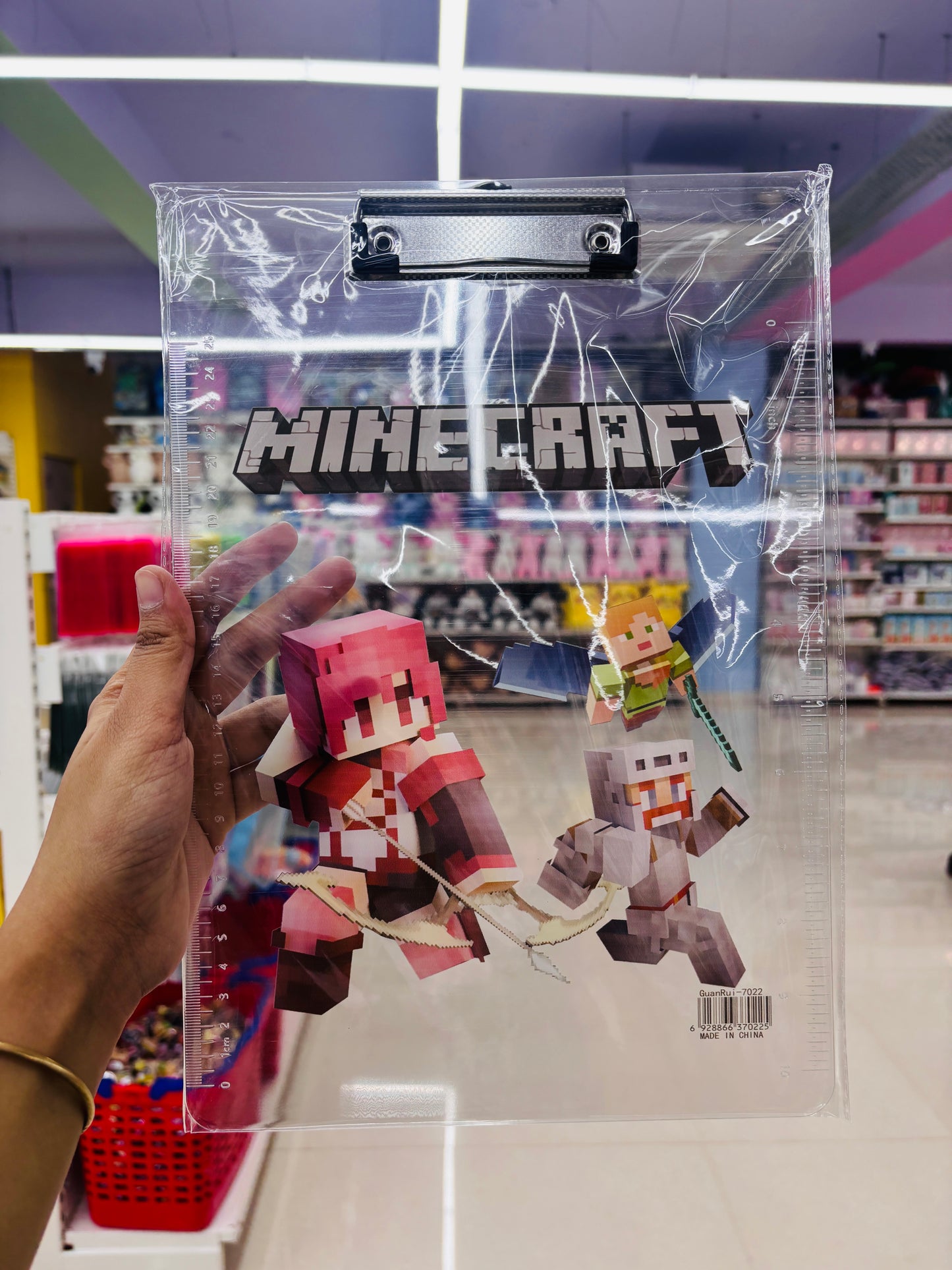 Cute Character Transparent Clipboard