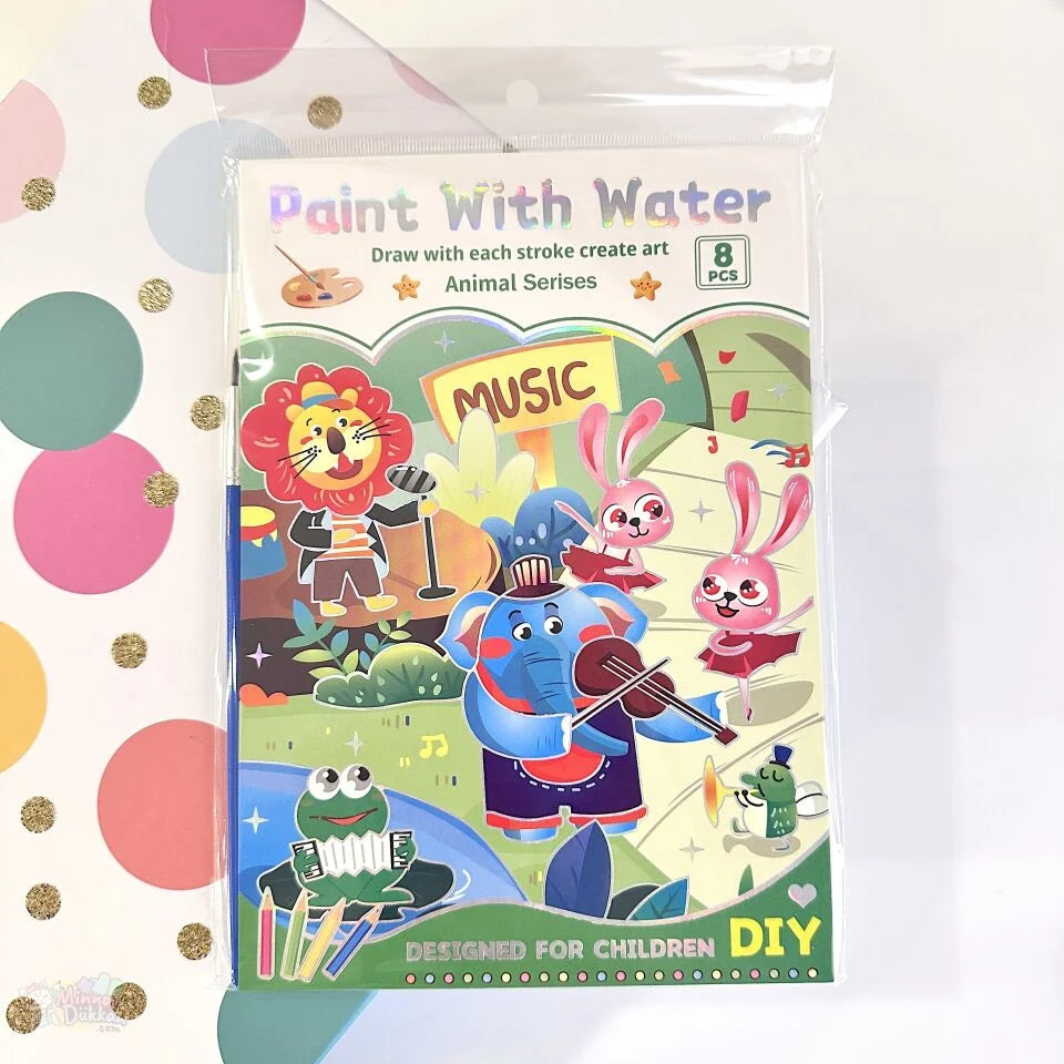 Paint With Water Coloring Book