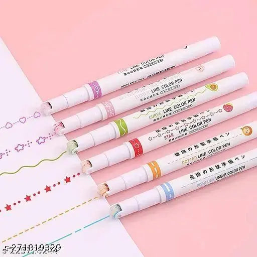 Linear Roller Colour Pens Highlighter