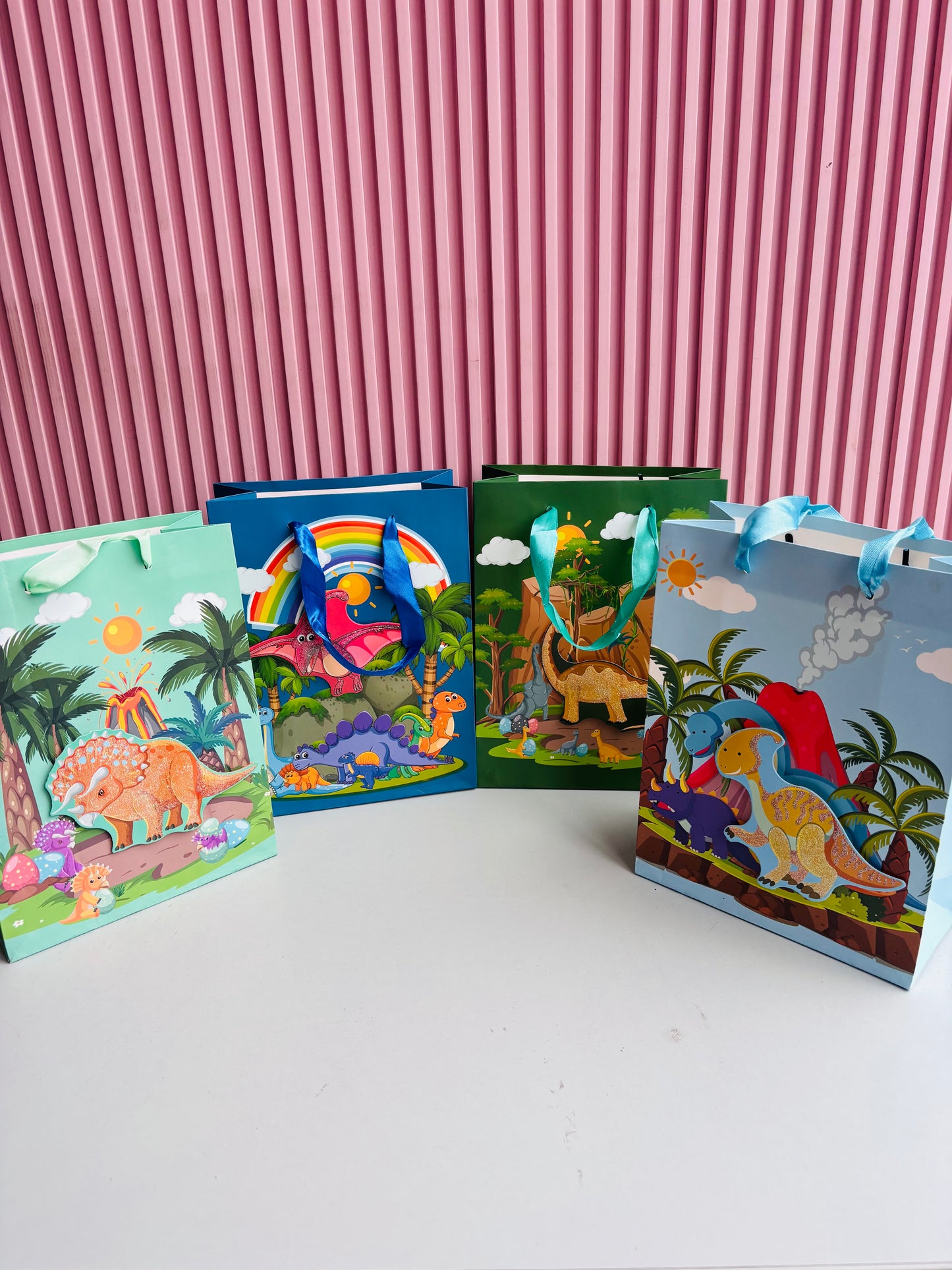 3D Glitter Paper Bag