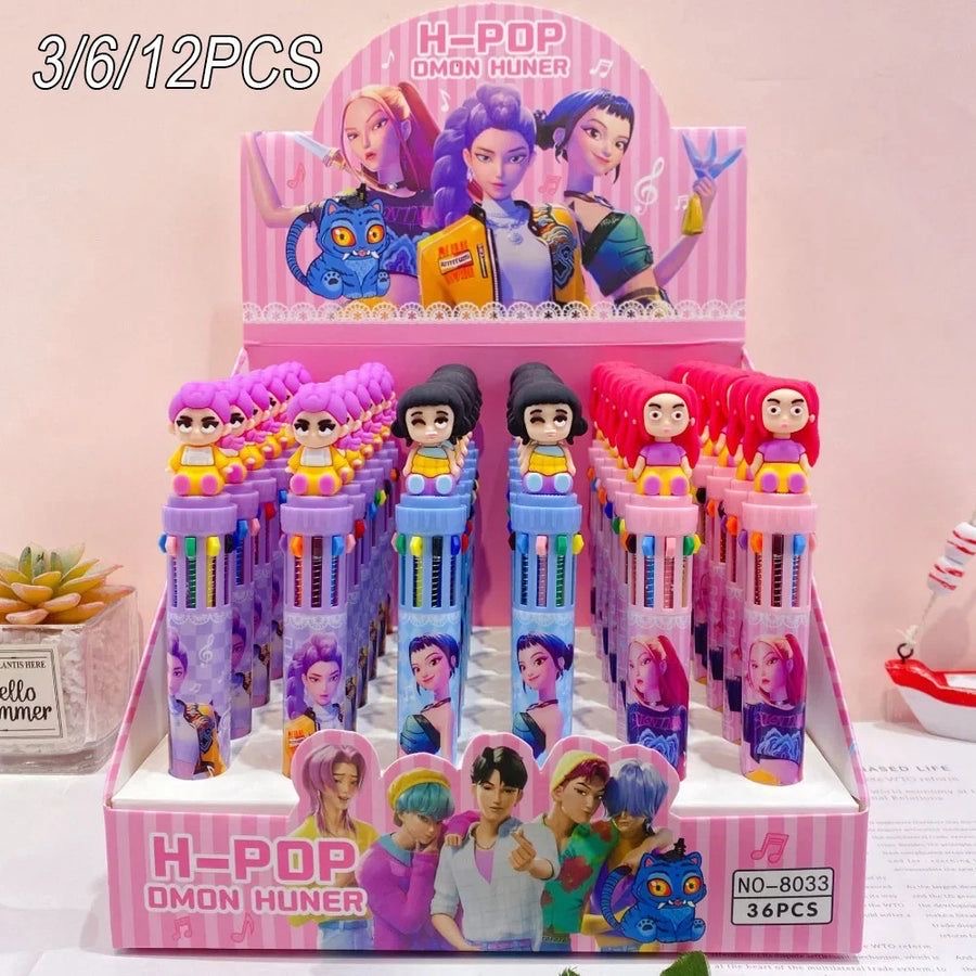 K Pop 10 in 1 Pen
