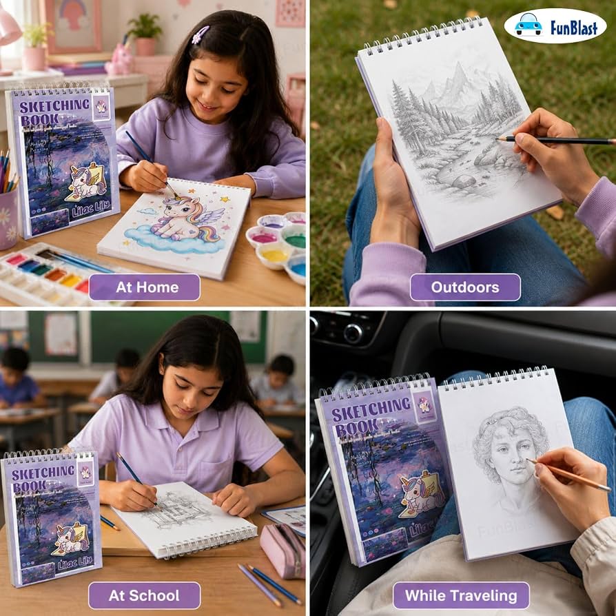 Aesthetic Sketching Book for Artist
