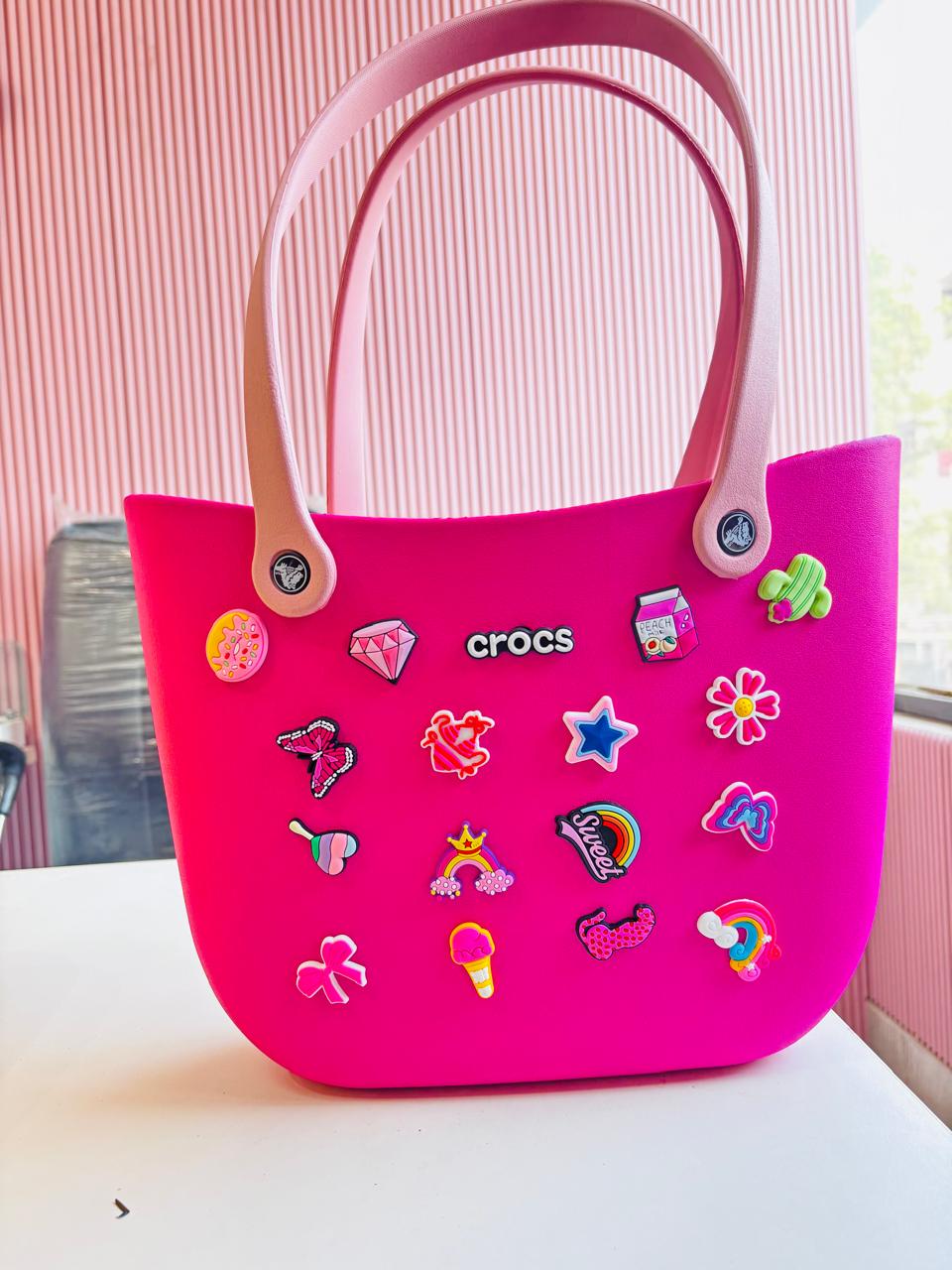Sillicon Big Beach Bag With 17 Charms BG52