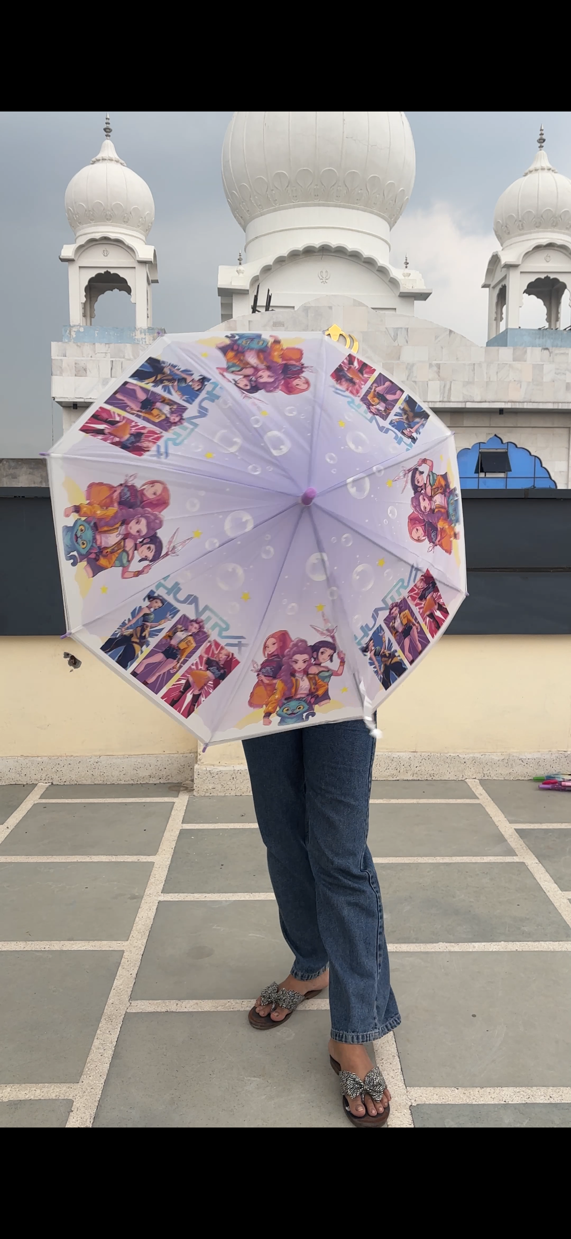 Cute Kids Cartoon Umbrella