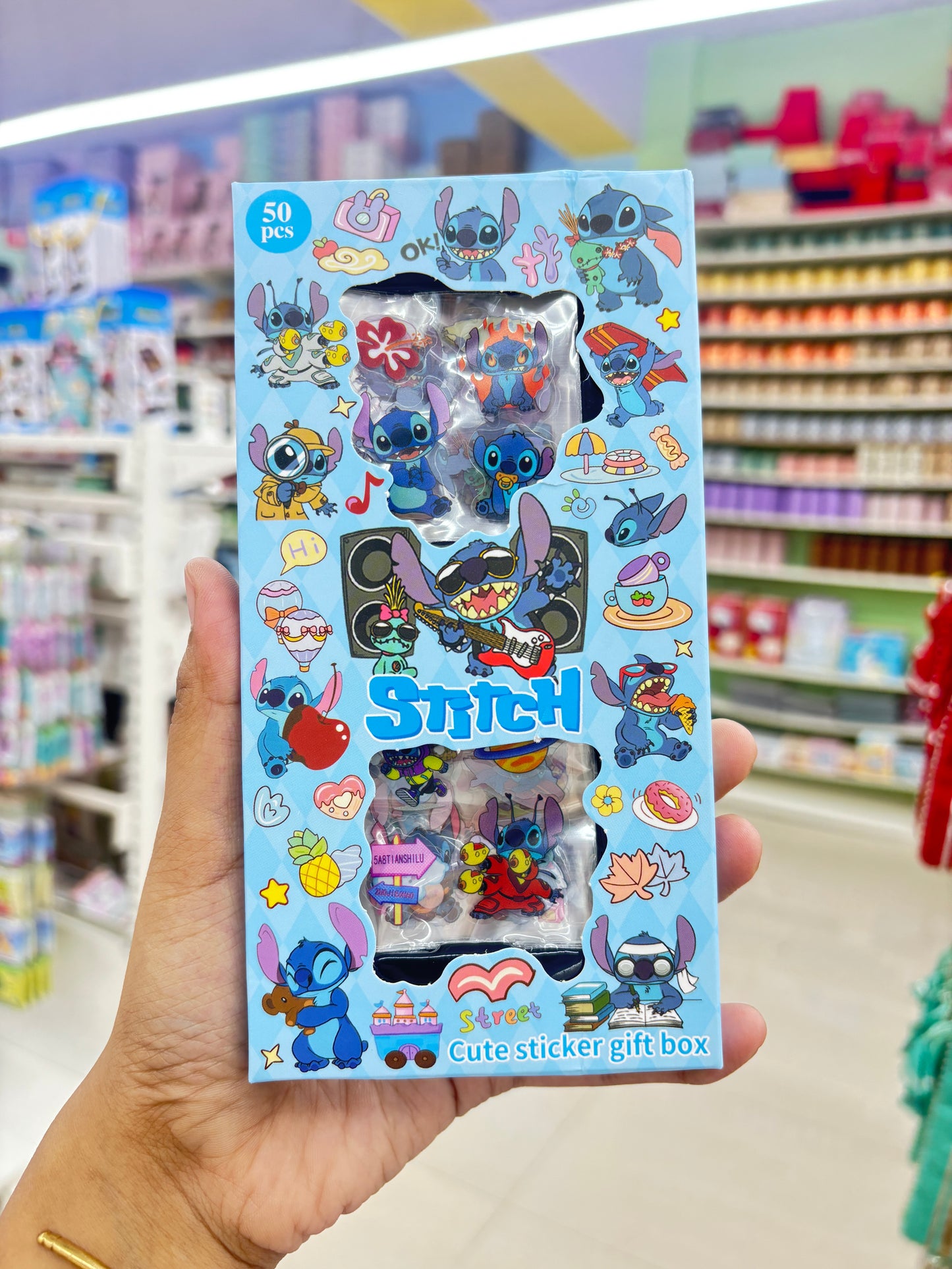50 PCS Cute Sticker Gift Box