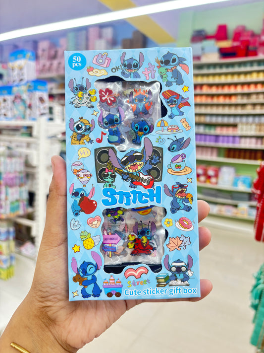 50 PCS Cute Sticker Gift Box