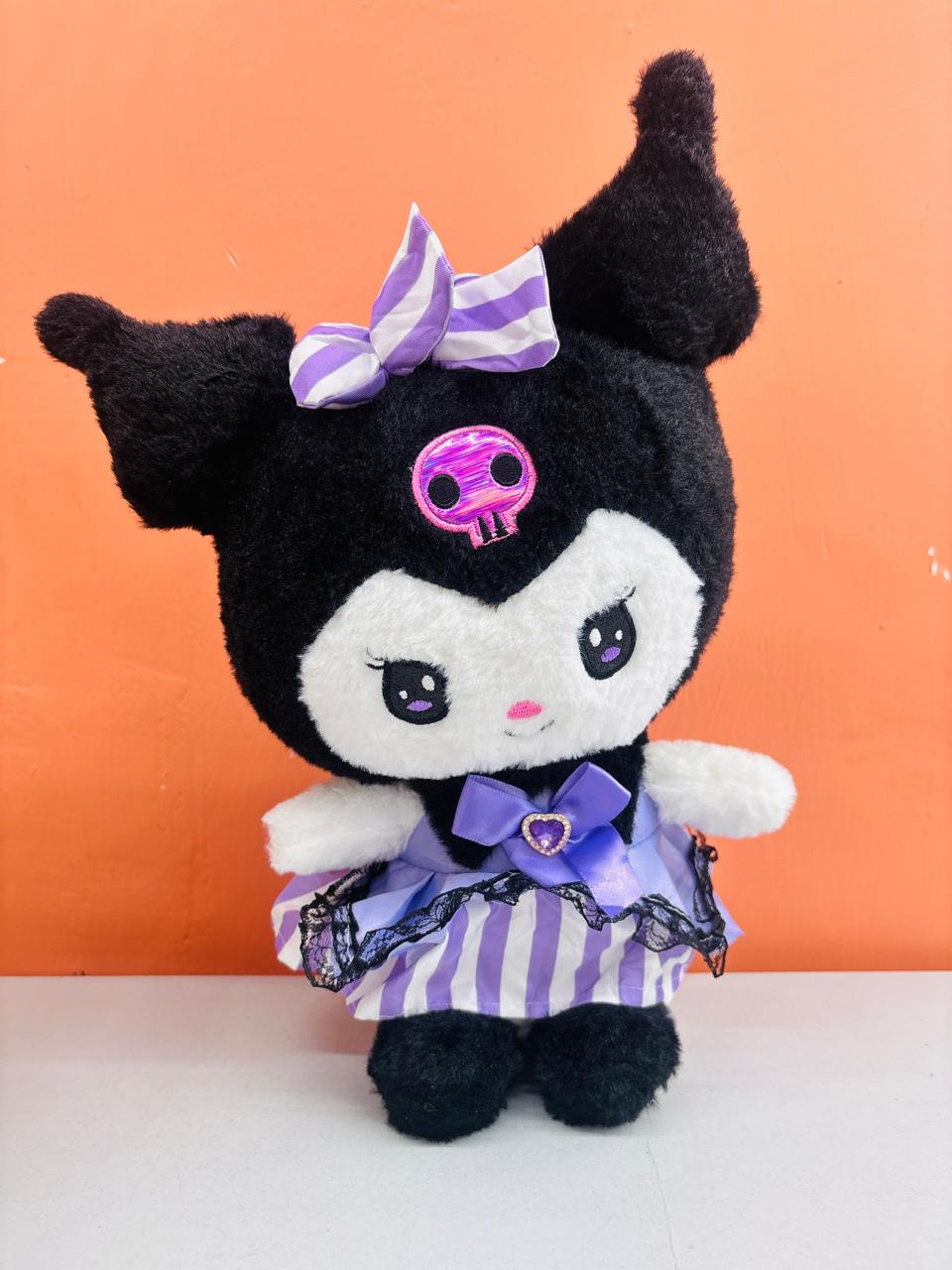 Purple Bow Kuromi Plush Toy