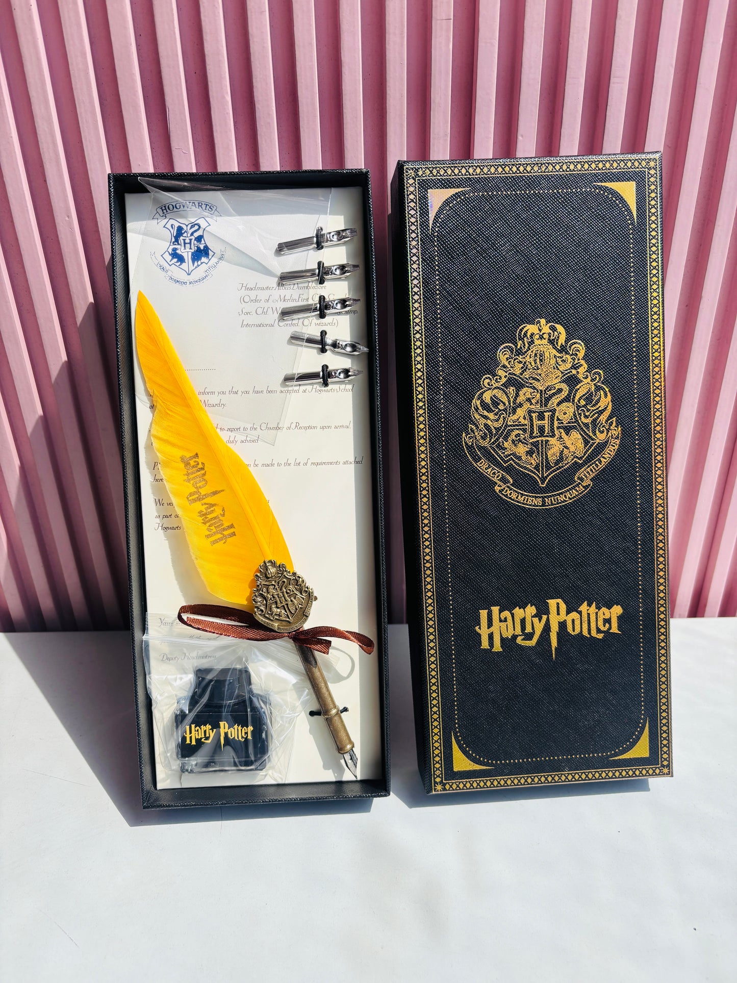 Harry Potter Magical Quill Writing Set