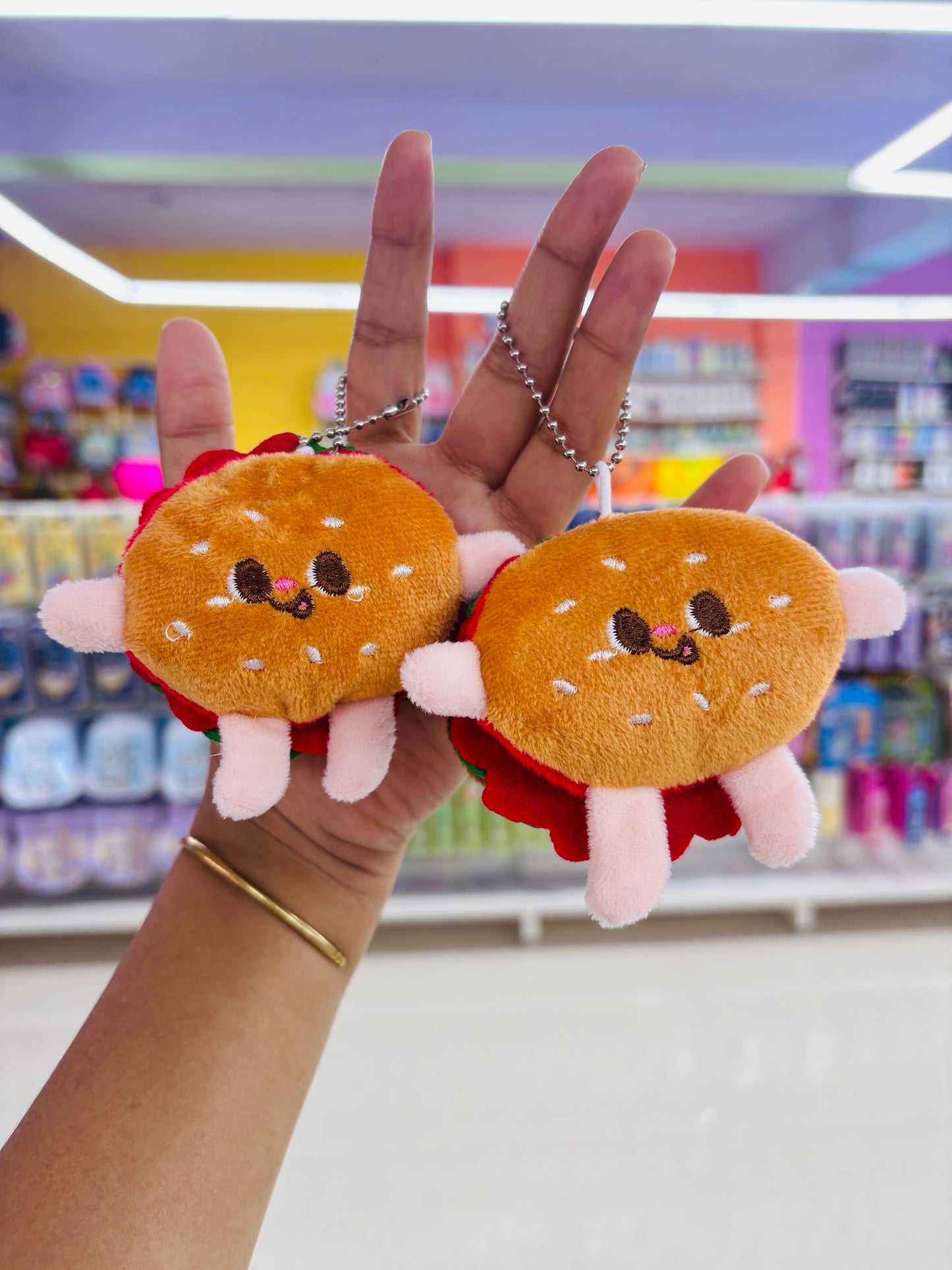 Mini Gourmet Snacks Plush Keychain