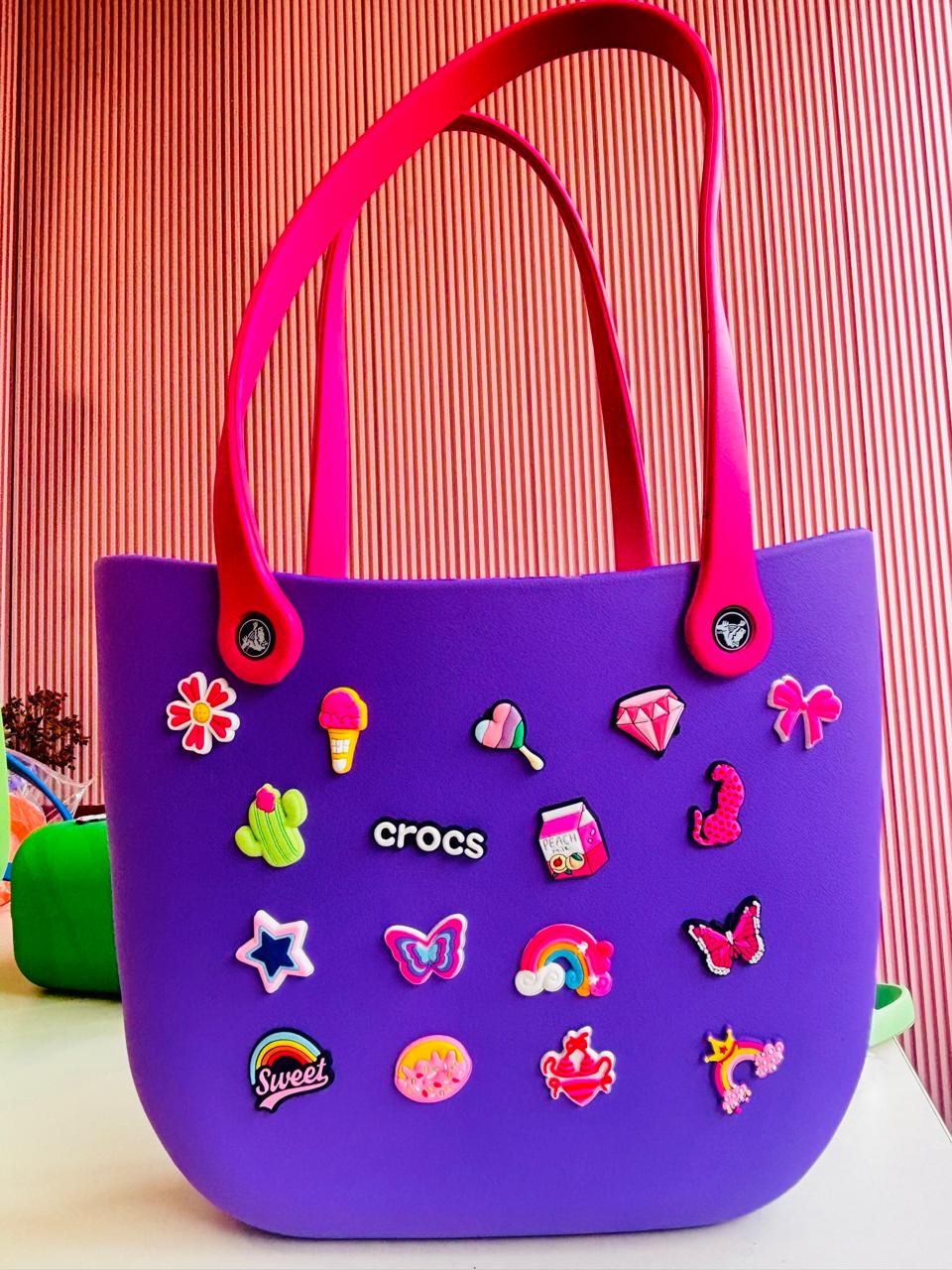 Sillicon Big Beach Bag With 17 Charms BG52