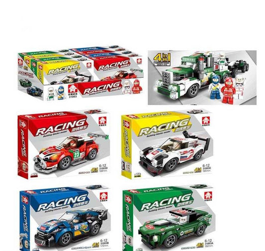 Racing Building Blocks Car